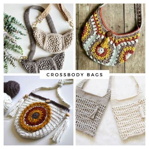 33 Best Crossbody Bag Crochet Patterns: All Free.